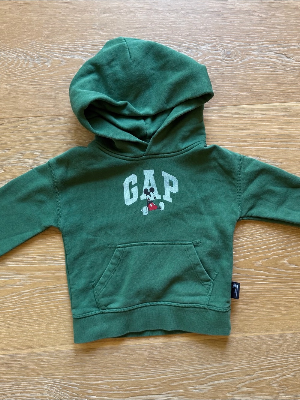 Disney x GAP Kids Hooded Sweatshirt with Mickey Graphic